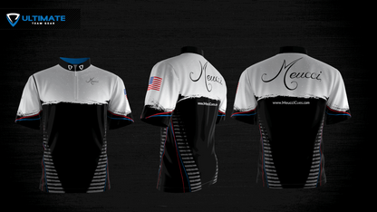 Meucci Team Jersey (Ultimate Team Gear) - Angles - Silver Black