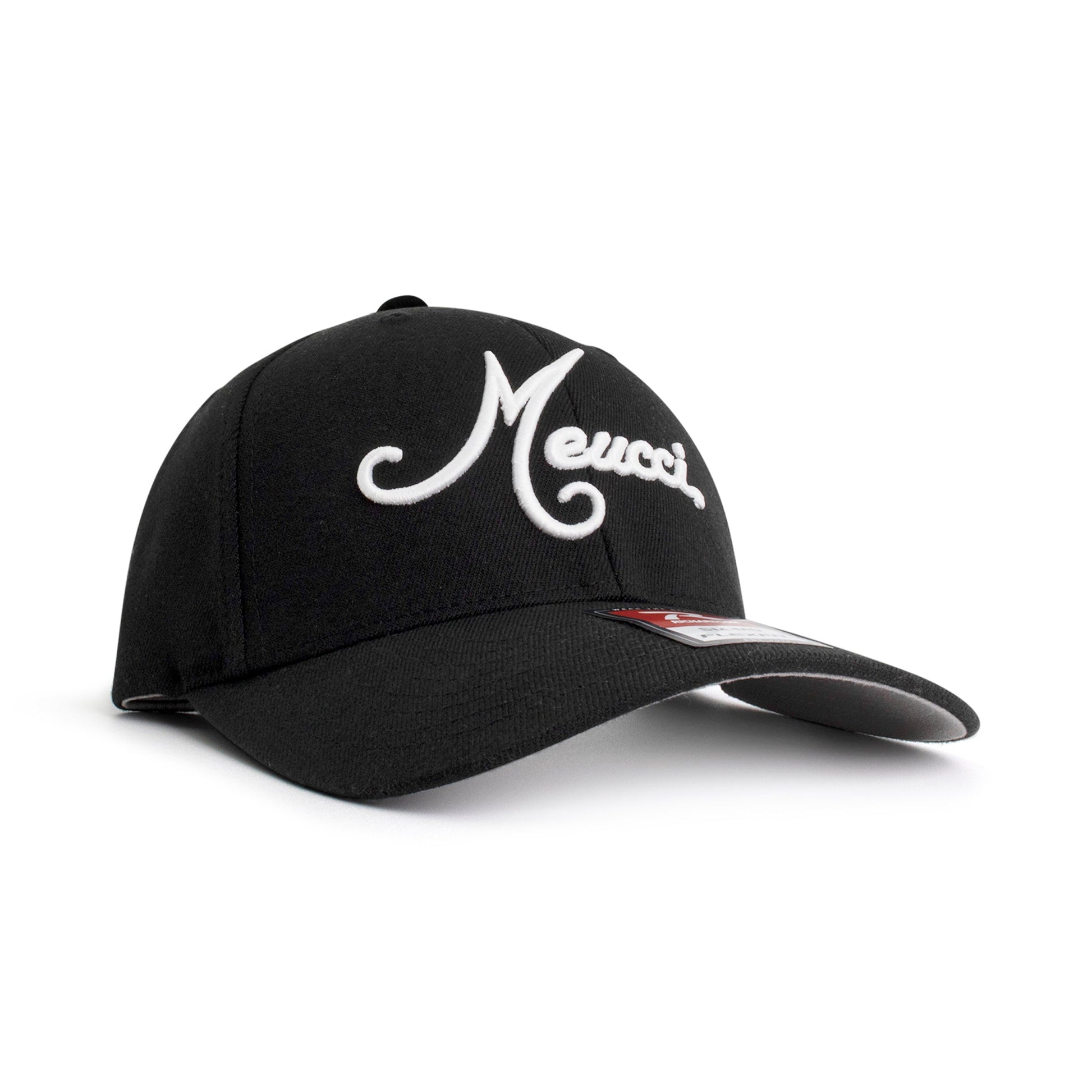 Black Meucci Flexfit Hat - Right Angle